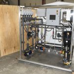 water treatment machinery inside
